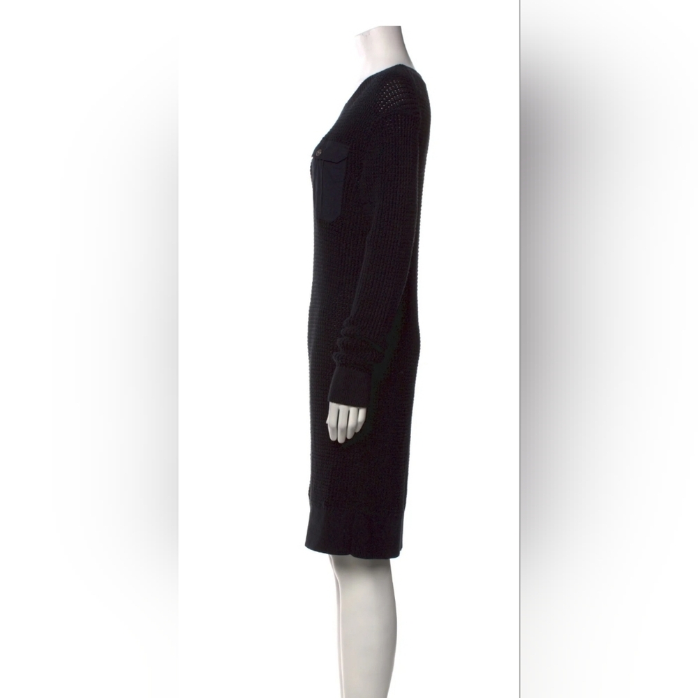 Sale❗️Marc Jacobs Elegant Black Long Sleeve Knit Sweater Dress. M - Picture 4 of 5